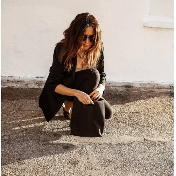 Parker Clay Made in Ethiopia Minimalist Leather Padaro Bag Black - Picture 2 of 13